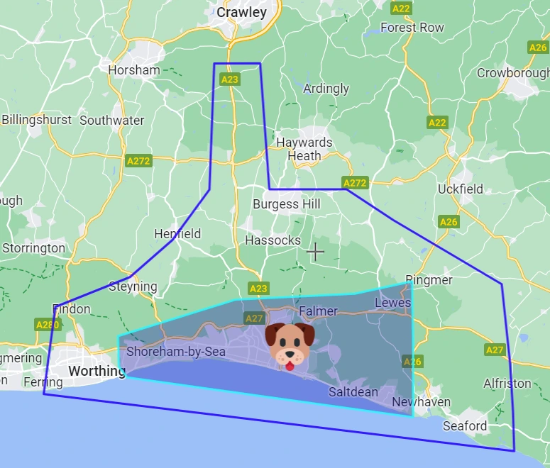 Cheapest Animal Health Certificates near Brighton Map