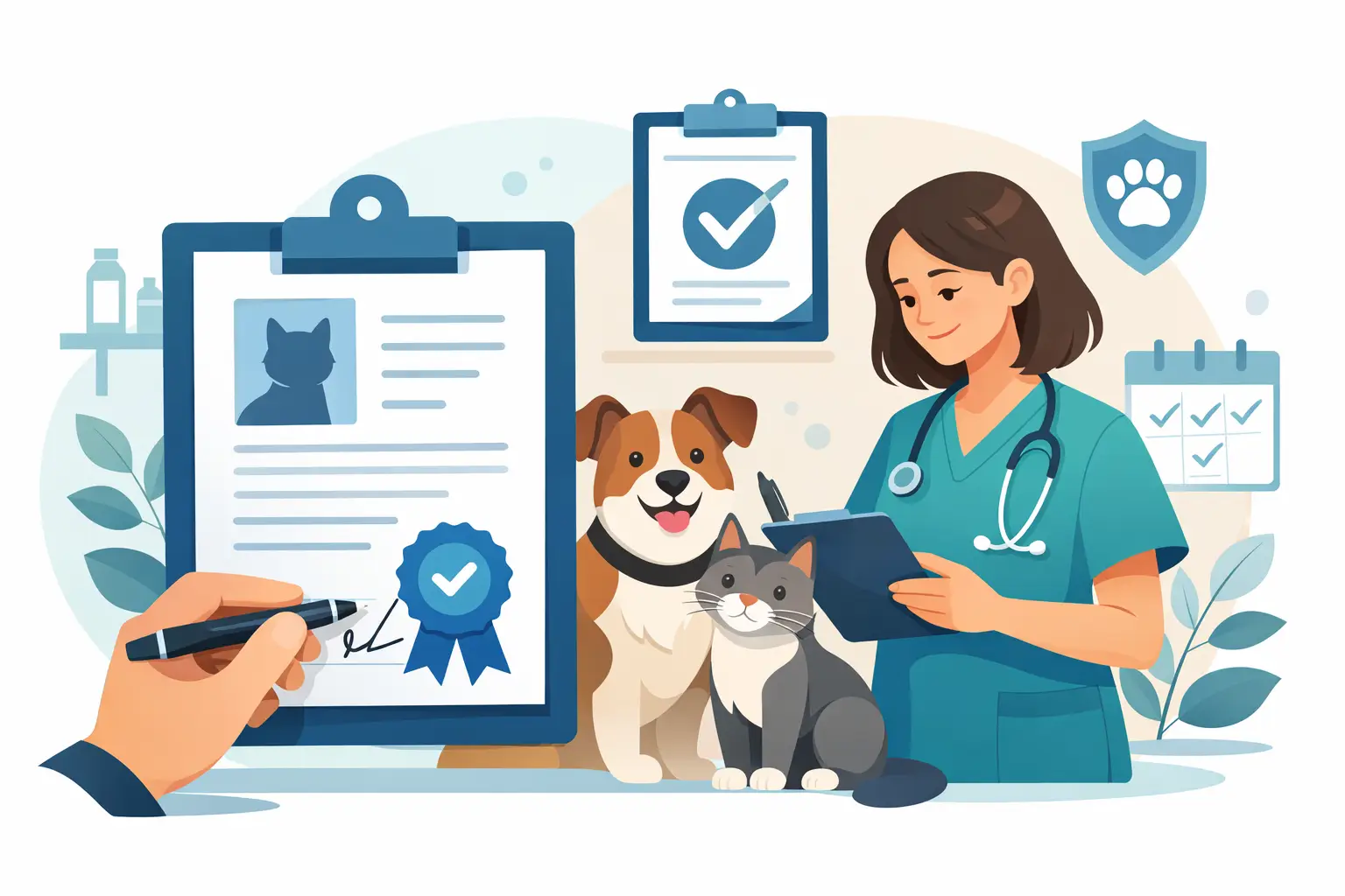 Arrange Veterinarian Certificate Sign-Off