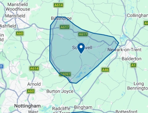 AHCs newark, nottingham vet home certs area covered