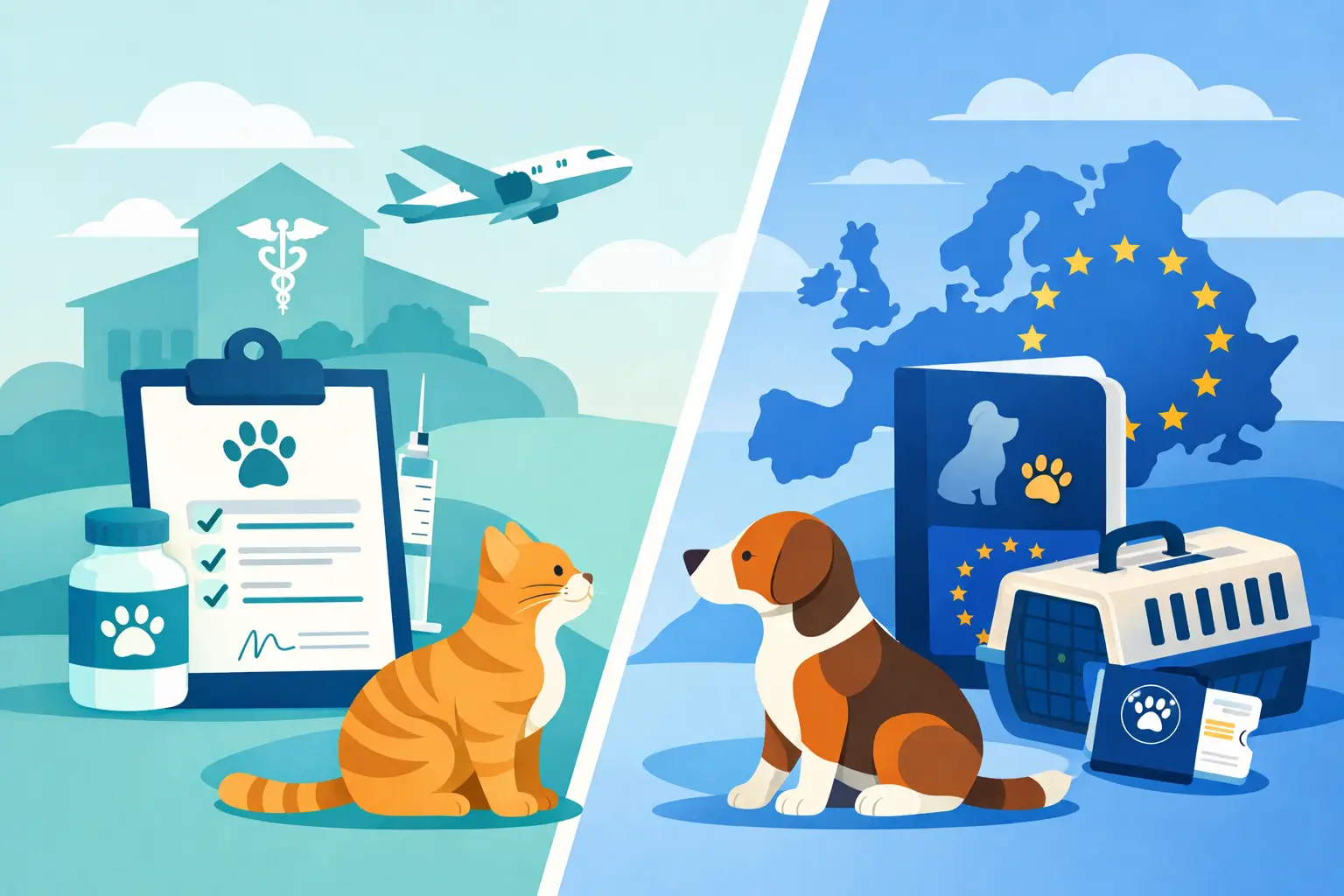 AHC versus export certificate for EU pet travel