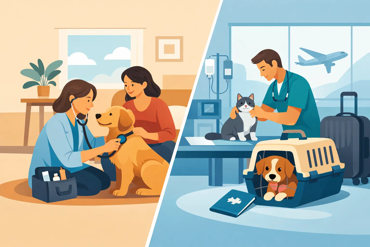 Home Appointment Versus Clinic for Pet Travel