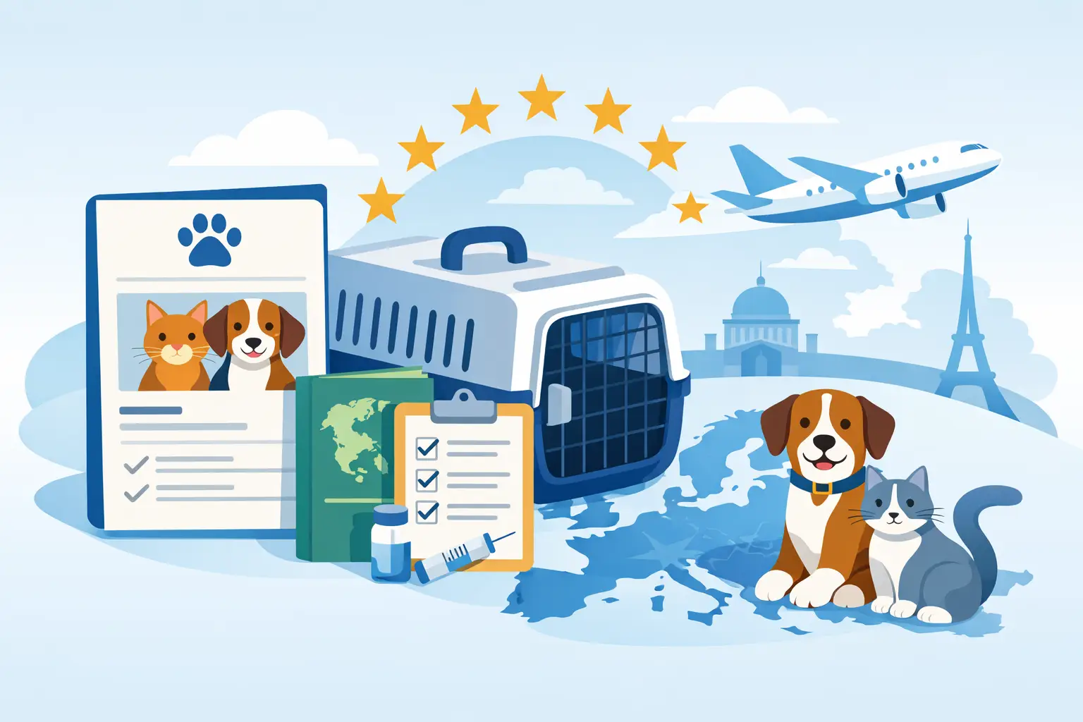 Travel Certificate Guide for EU Pet Trips