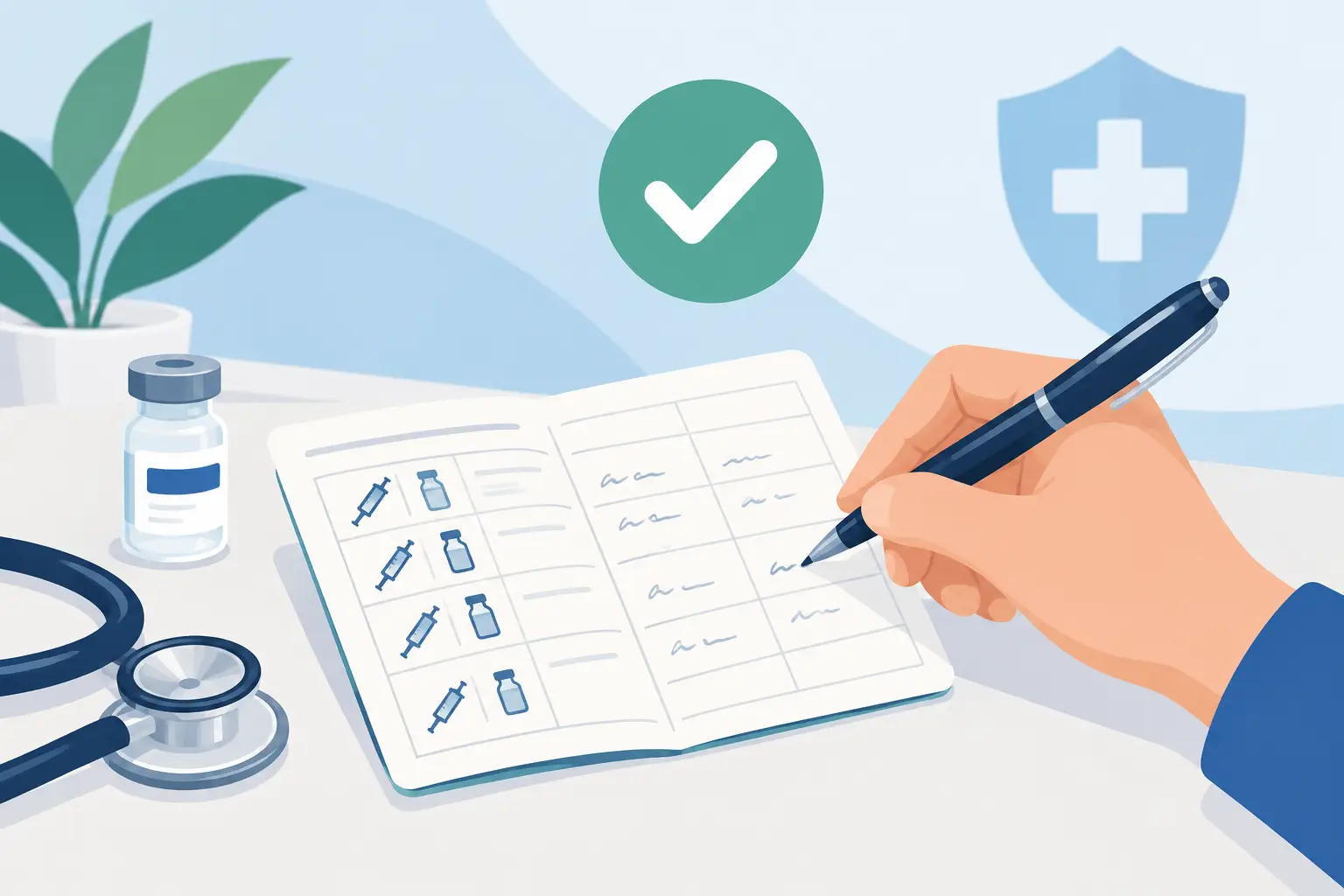 Are Handwritten Vaccine Records Accepted?